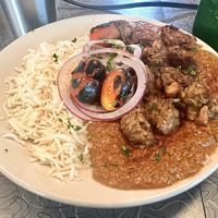 Lamb masala  at BeeWali's Vegan AF in Los Angeles