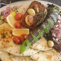 Oshi vegan salmon at BeeWali's Vegan AF in Los Angeles