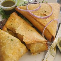Potato Samosa at BeeWali's Vegan AF in Los Angeles