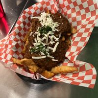 Curry fries #Veganuary at BeeWali's Vegan AF in Los Angeles