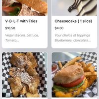 Menu Feb 2025   at BeeWali's Vegan AF in Los Angeles