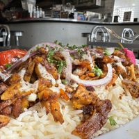 Chicken Shawarma was on point!   at BeeWali's Vegan AF in Los Angeles