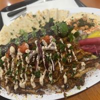 Chicken Shawarma Plate  at BeeWali's Vegan AF in Los Angeles
