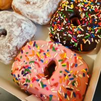Vegan Classic Dozen Donuts at Pink Love Donuts and More in Miami Beach