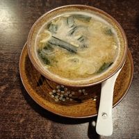 Miso soup at Arirang in Warsaw