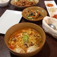 There's an egg floating in my ramyun. The rest was great at Arirang in Warsaw