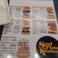 Burgers and ingredienta at Lord of the Fries in Windsor