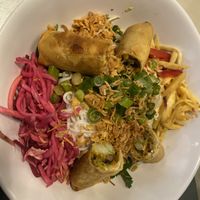 Vegan spring roll bun  at Nhà Mình in Ridgewood