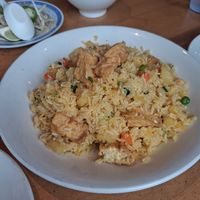 Pineapple fried rice with tofu. at Simply Pho in Salem