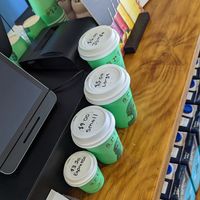 Cheap coffee no vegan milk tax at Meow Cafe in Epping