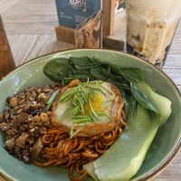 Spicy noodles  at Burgreens Canggu - Healthy Plant-Based Eatery in Canggu