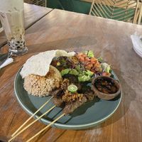 Burgreens style Maranggi platter.   at Burgreens Canggu - Healthy Plant-Based Eatery in Canggu