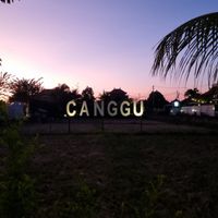 Sunset at Burgreens Canggu - Healthy Plant-Based Eatery in Canggu