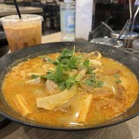 Curry vermicelli  at Happy Buddha Kitchen in Temple City
