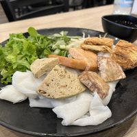 Steamed noodles  at Happy Buddha Kitchen in Temple City