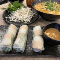Fresh spring rolls  at Happy Buddha Kitchen in Temple City