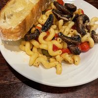 Cavatappi and olive oil (ask for it vegan)  at Stone's Throw Cafe in Morris