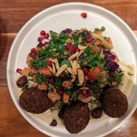Tip Top Chop salad with falafel at Unconventional Diner in Washington