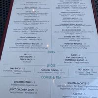 Brunch (Sunday) Menu w/Limited Vegan Options  at Unconventional Diner in Washington