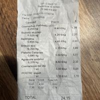Precios  at Suculenta- Alimentos de Origen Vegetal in Bilbao