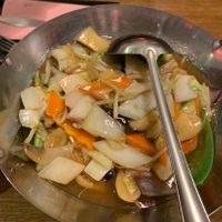 Stir-fry with tofu (there was no tofu today)  at China Restaurant Shang-Hai in Kitzbuehel