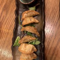 Vegetable gyoza  at China Restaurant Shang-Hai in Kitzbuehel