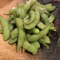 Edamame beans  at China Restaurant Shang-Hai in Kitzbuehel
