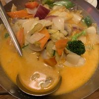 Vegetable red curry  at China Restaurant Shang-Hai in Kitzbuehel