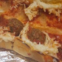Vegan meatball parm sub at Brickyard Pizza in Saugerties