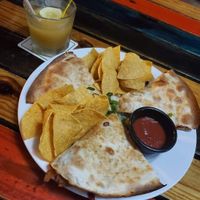 Vegan quesadilla at Pacifico Tiki Bar and Grill in Cairns