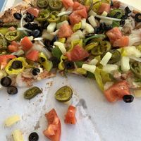 Vegan pizza!   at Driftwood Pizza & Subs in Marathon