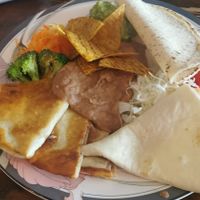 Lunch plate at El Pancho in Osaka