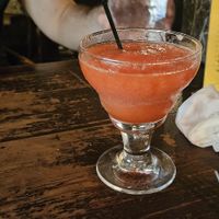 Strawberry margarita at El Pancho in Osaka