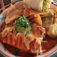 This is the veggie enchilada set. So delish!  at El Pancho in Osaka
