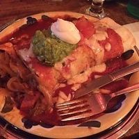 Veg burrito at El Pancho in Osaka