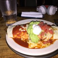 Vegetarian burrito  at El Pancho in Osaka