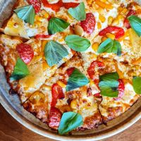 Multigrain pizza  at Dip Dash in Dubai