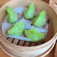 Green dim sum at Dip Dash in Dubai
