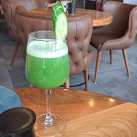 Cucumber juice at Dip Dash in Dubai