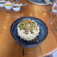 Peanut papaya salad  at Dip Dash in Dubai