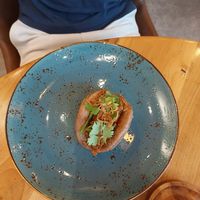 Wholemeal jackfruit bao bun at Dip Dash in Dubai