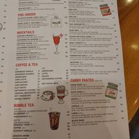 Menu at Dip Dash in Dubai