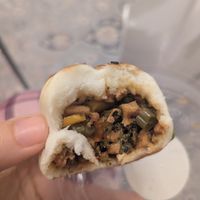 Inside the bao bun #Veganuary at Dip Dash in Dubai