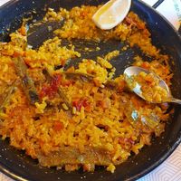 Vegan Paella at Cosmopolitan Food in Cordoba