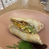 Breakie burrito  at Terra's Table in Riyadh