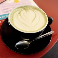 Vegan Oatly Matcha Latte  at Kakantun in Split