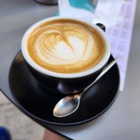 Oat milk flat white at Kakantun in Split