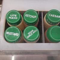 Vegan all-i-oli at Subway in Madrid