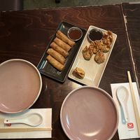 Deep fried spring rolls  at Chow in Wellington