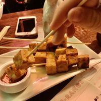 Tofu skewers at Chow in Wellington